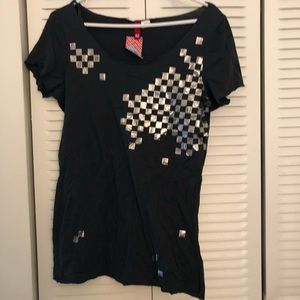 H&M Scoop Neck Graphic T-Shirt